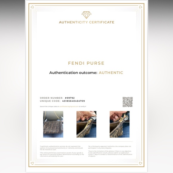 Fendi Monogram Canvas Wristlet Pochette - Picture 14 of 16